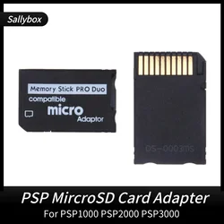 Memory Stick Pro Duo tarjeta Compatible MicroSD TF adaptador para PSP1000 PSP2000 PSP3000