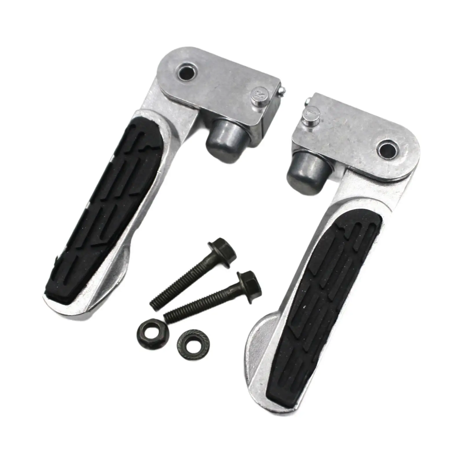 1 Pair Motorcycle Foot Pegs Anti Slip Replacement Rest Pedal for Zoomer