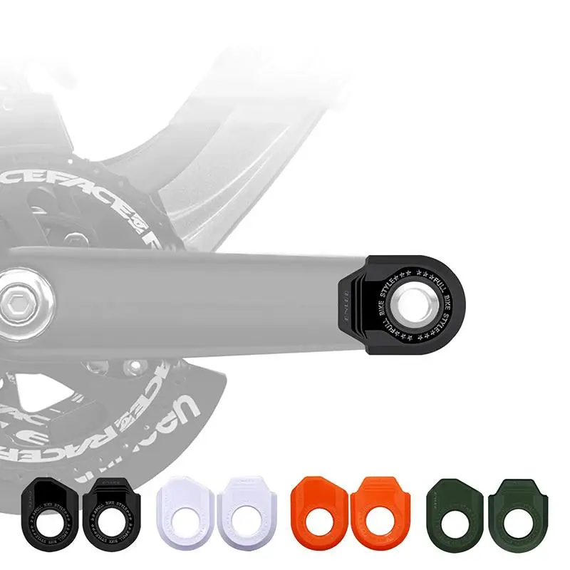2Pcs Bike Crank Arm Protector TPU Anti  Cover For Mountain Road Bike Chainring Universal Decorative Maintenance Gear image 4