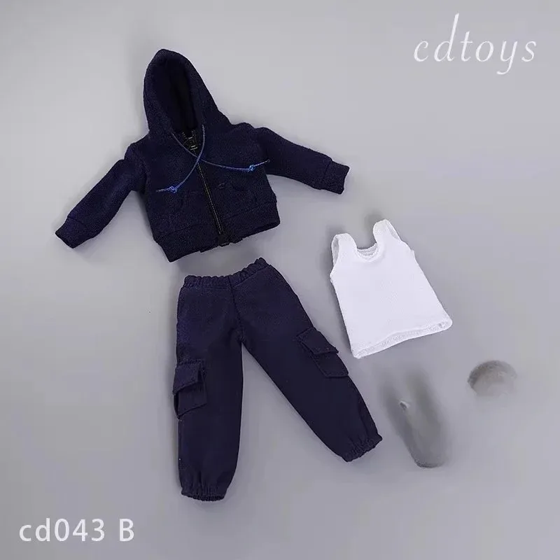 

Cdtoys Cd043 1/12 Scale Male Soldier Pullover Sweatshirt Overalls Vest Clothes Model for 6'' Action Figures Doll Accessories