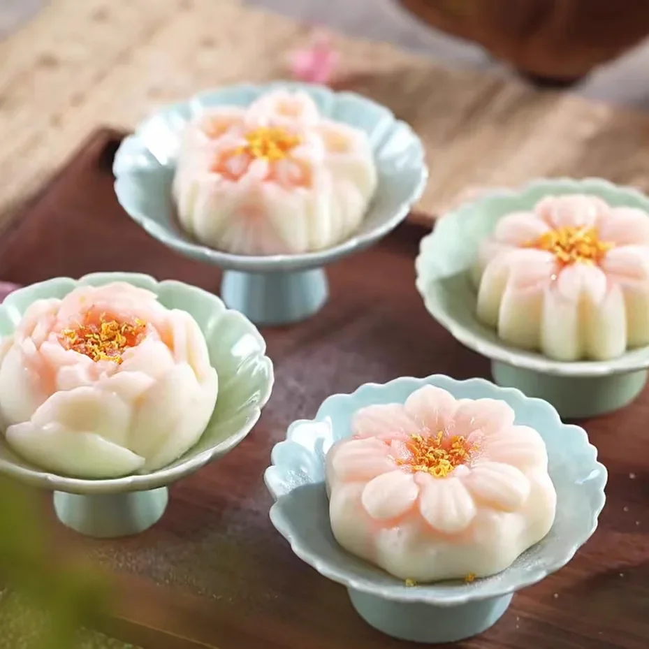 

3d Rose Lotus Hibiscus Flower Silicone Molds DIY Peony Fondant Mousse Cake Chocolate Mould Cake Decoration Baking Accessories