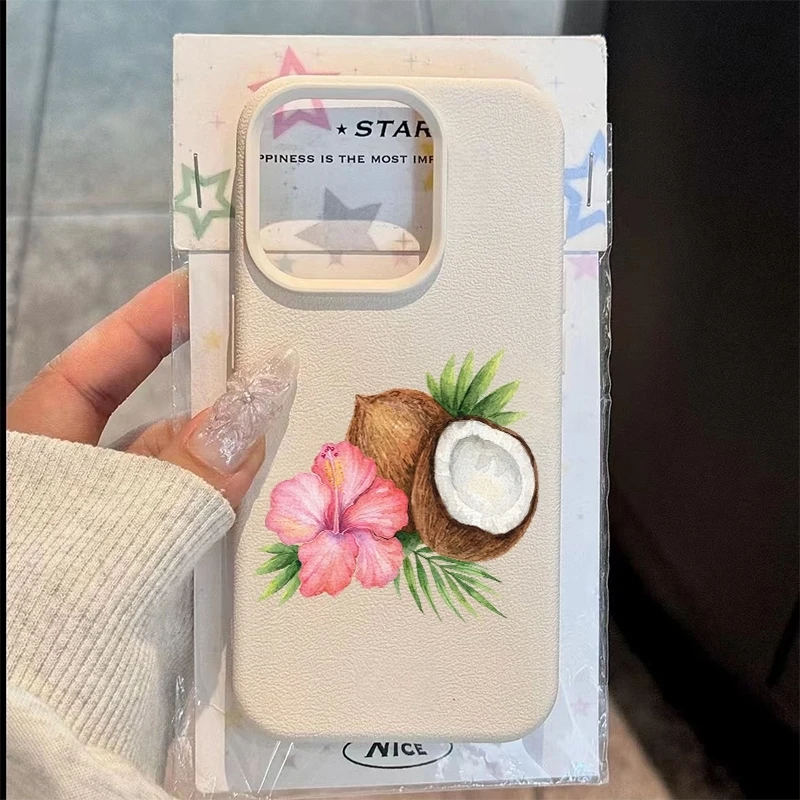 

Hibiscus Palm Tree Pattern TPU Phone Case For Samsung Galaxy S26 S25 S24 Ultra S23 S21 FE S22 Plus A17 A37 A57 A56 A55 A54 Cover