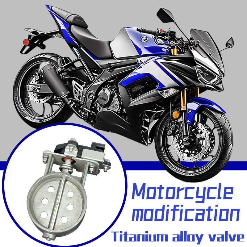 Modification and installation of titanium alloy and stainless steel electronic valves on motorcycle exhaust pipes