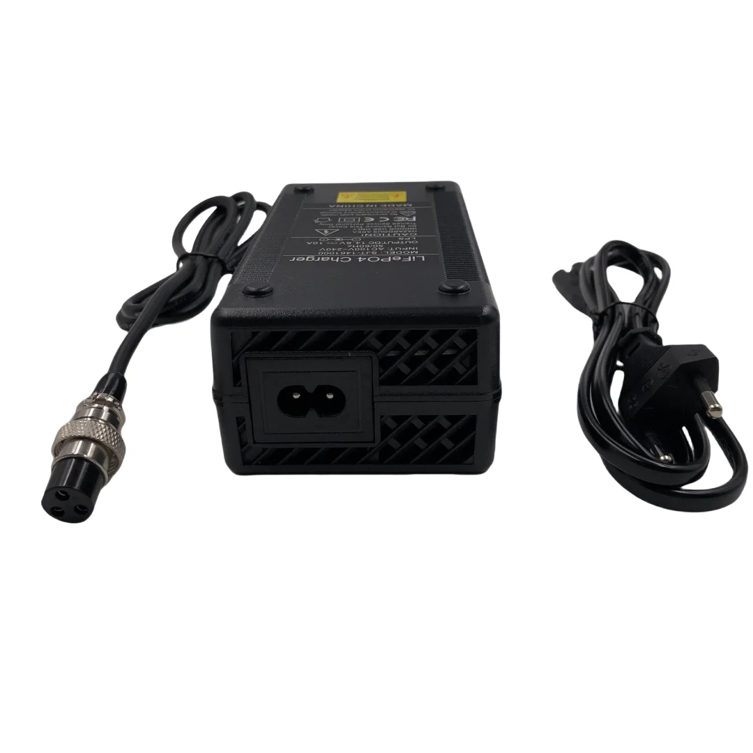 Ładowarka 14,6 V 10 A do akumulatora 12 V LiFePO₄ Zasilacz zewnętrzny Lampa wędkarska Lampa ksenonowa Akumulator Szybkie ładowanie z zaciskiem krokodylkowym — zdjęcie produktu 4