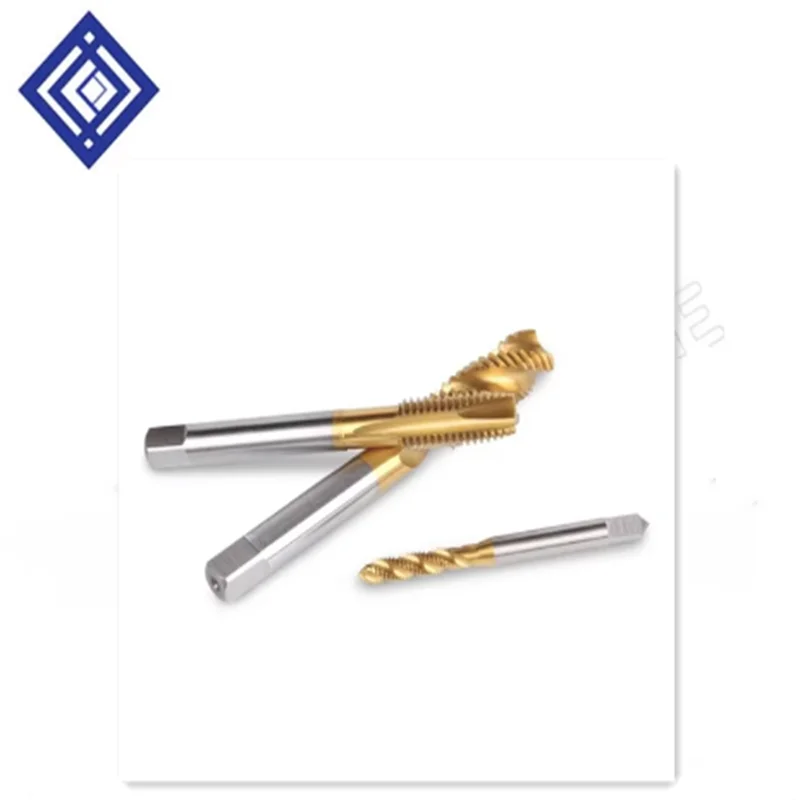 

3 шт./лот M3-M12 машинный метчик из нержавеющей стали, метчики с прямой канавкой, спиральные метчики, титановое покрытие
