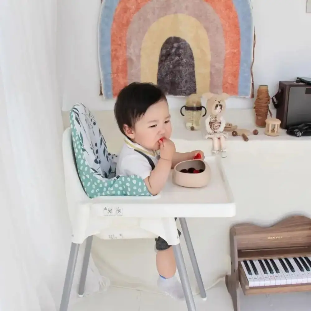 Solid Color Baby Highchair Cushion Folding Built in Air Pump Baby Sitting Inflatable Cushion Outdoor Sitting Training