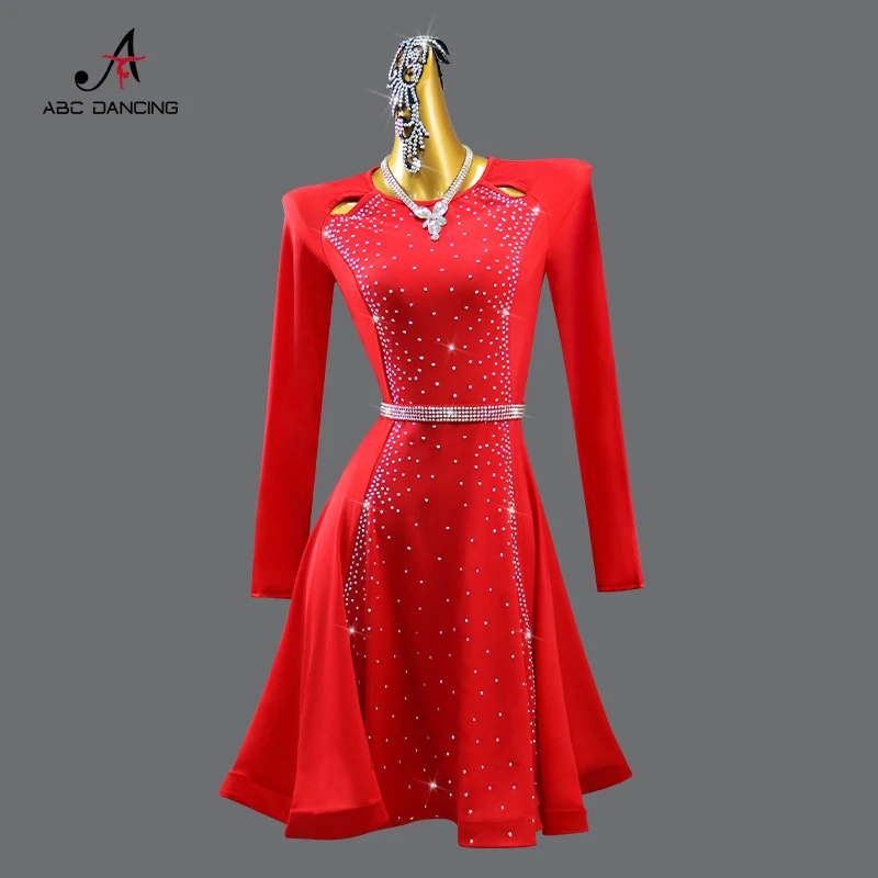 Latin Dance Dress Wettbewerb Kostüm weibliche Anzug Bühne Frauen sexy Leistung Outfit Kleidung Mädchen Dance wear Sport Samba Abschluss ball