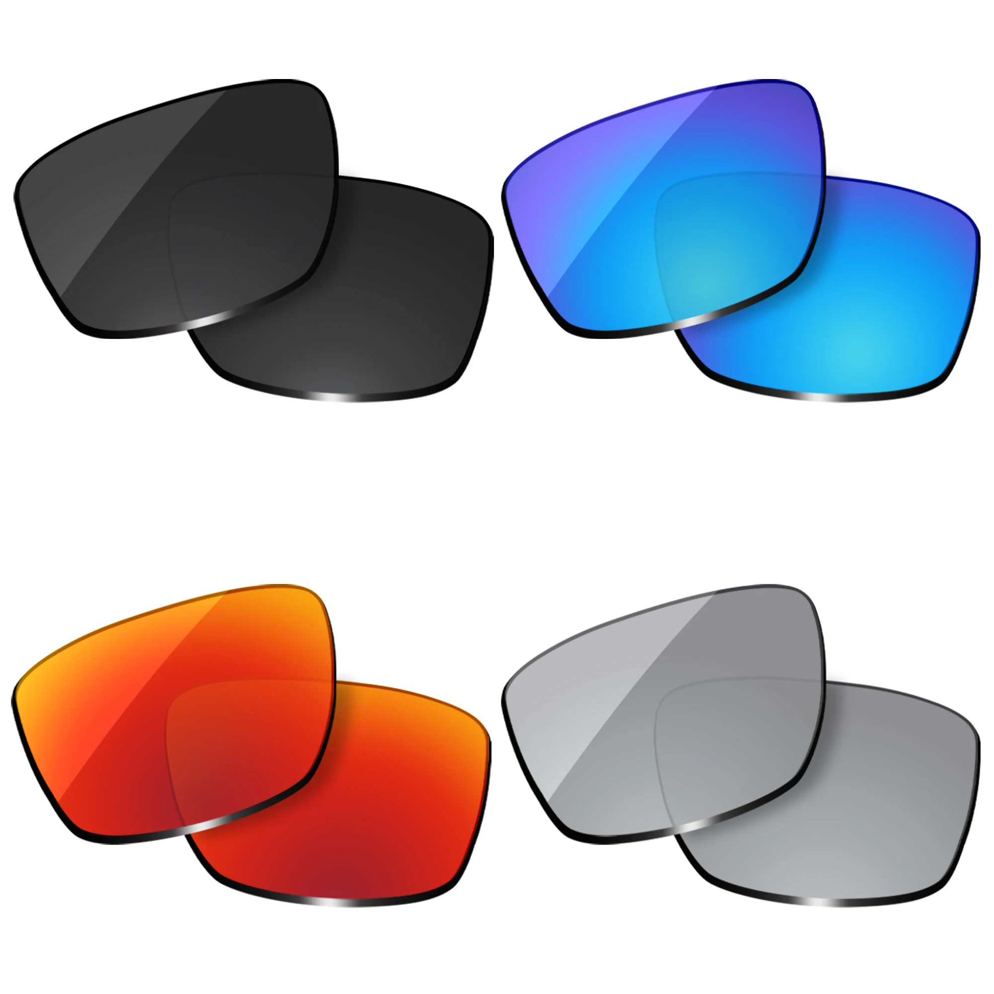 Oakley Sylas XL OO9448 60mm 선글라스용 OOWLIT 편광 렌즈 교체