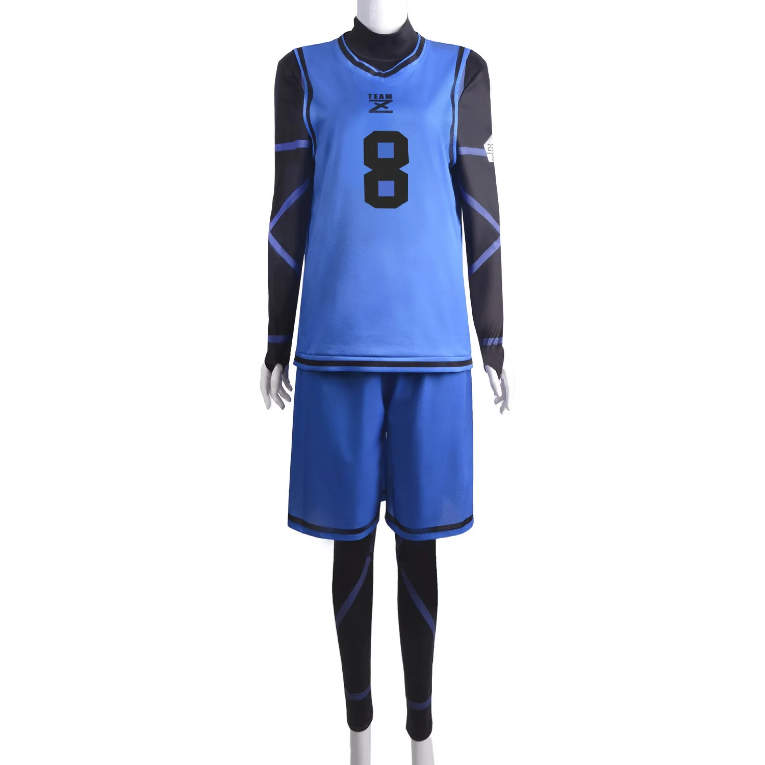 Anime Blue Lock Isagi Yoichi Cosplay Costume Women Men Football Training Uniform Bodysuit Halloween Christmas Party Dress New