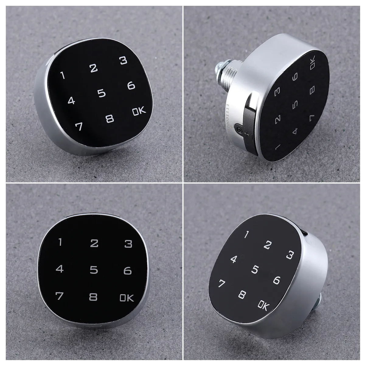 

Keyless 4-15 Digit Stainless Steel Combination Lock with Personalized Code Reset Function for Luggage Suitcase