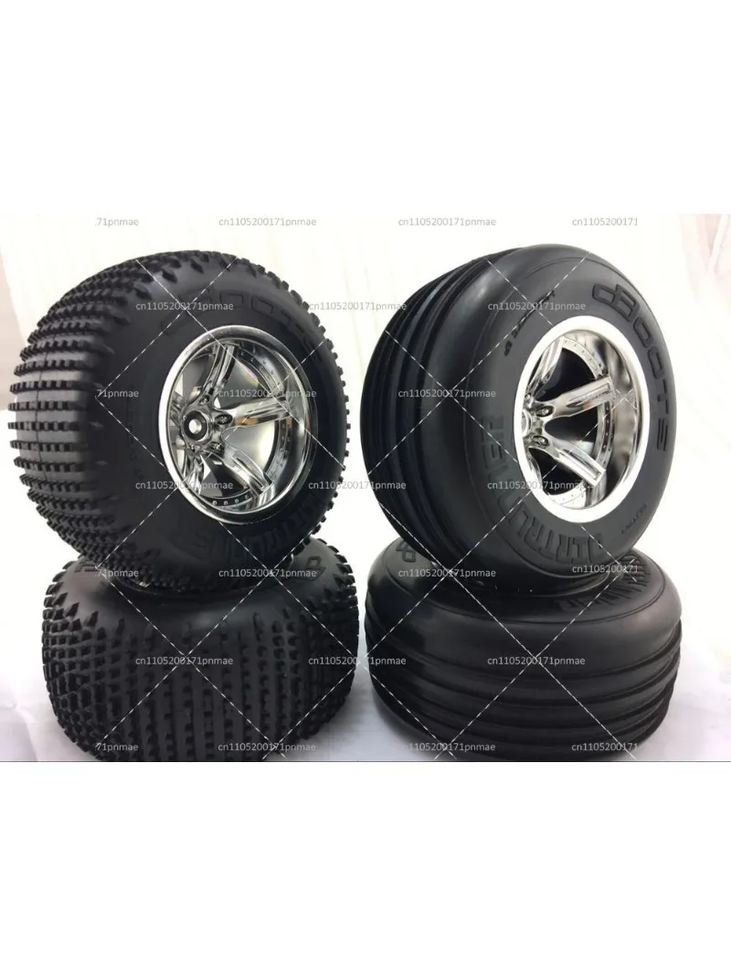 1/12 1/10 Racing Truck Buggy Short Course Car Tire Set with Foam Inserts 4pcs