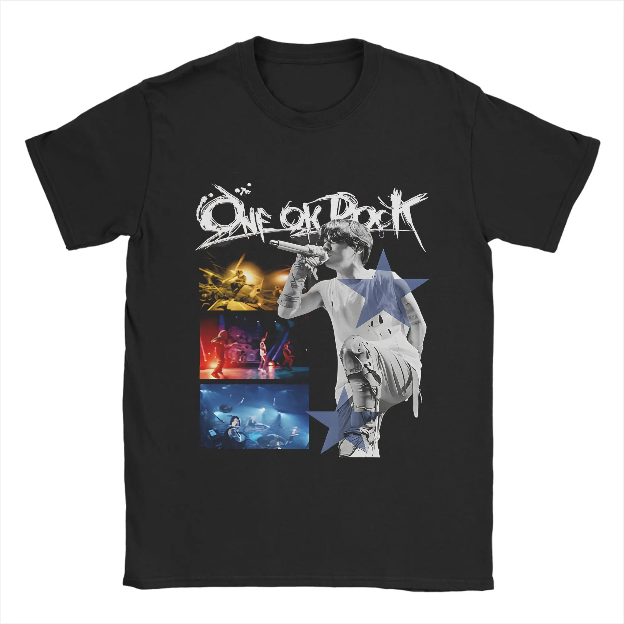 

Мужская и женская футболка с графическим принтом ONE OK ROCK Detox Europban Tour 2025, футболка из 100% хлопка, одежда