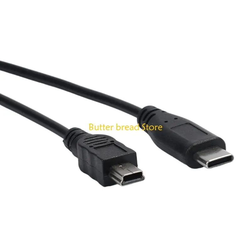 W89C Compact Mini USB 5p Женский до типа C Мужчина и мини -USB 5p мужской зарядный шнур