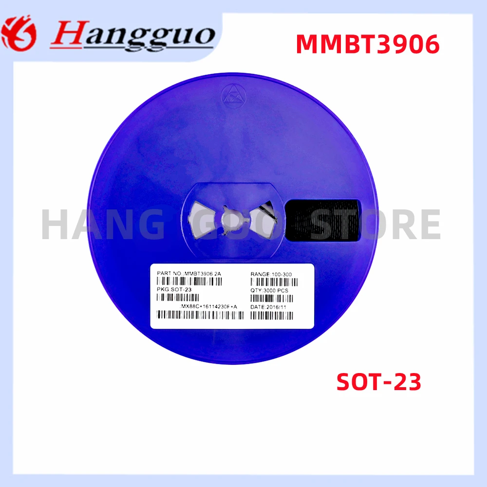 3000PCS/Lot Original  MMBT3906LT1G MMBT3906 2N3906 3906 TRANS PNP 2A SOT23 IC Best quality