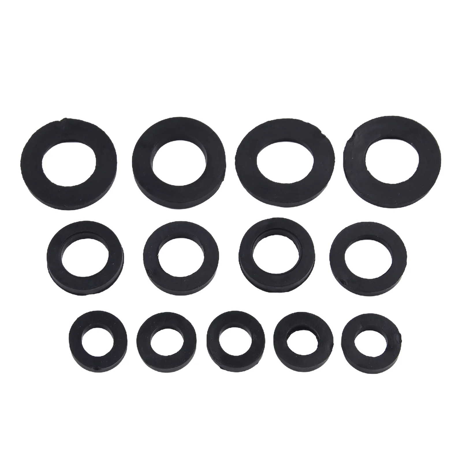 13PC Mixed Tap Washers Rubber Washers Faucet Sealing Ring Leak-proof Rubber Gasket Tap Seal Drip Sink Shower Hose O-Ring Gasket