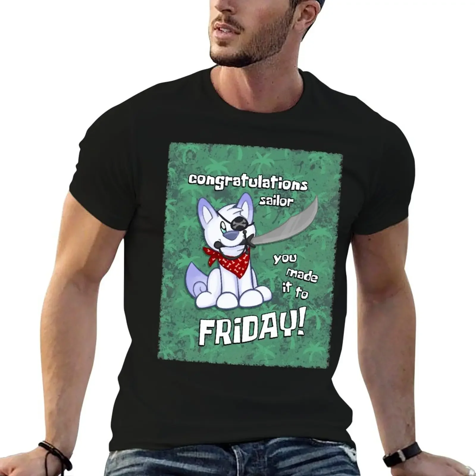 

Scribble Kibble Pirate - Friday T-Shirt sublime summer shirt kawaii clothes summer clothes mens funny t shirts