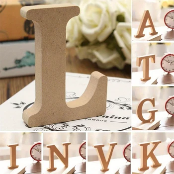 3D Wooden Alphabet Letters 3