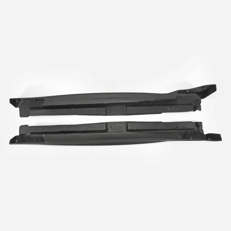 Car Accessories For Nissan 2009 On 370Z Z34 NIS Style FRP Fiber Glass Side Skirt Fiberglass NIS Door Step Cover Extension Kit