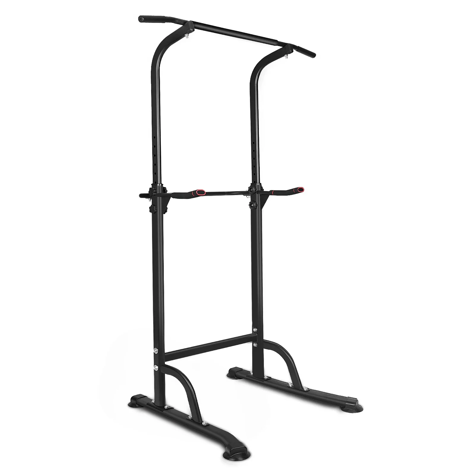 

New Dreamzon Workout Dip Station Pull ,Power Tower Height Adjustable Multi- Dip Stand Fitness Equipment