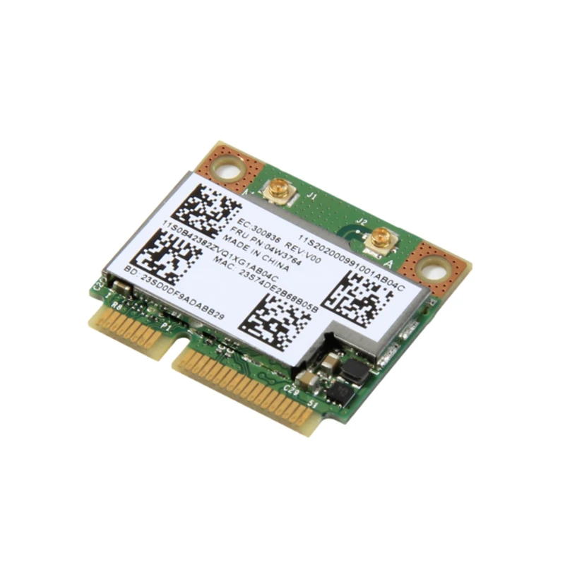 Demi-mini carte PCI-E compacte sans fil Bluetooth 4.0, pour Lenovo E130, E135, E330, E335, E530, E535, turquoise, BCM943228HMB, 04Wino 64