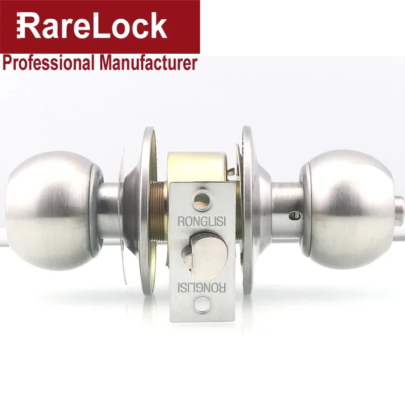 Handle Door Lock with Spring Bolt for Bathroom Bedroom Office Women Bag Shop Wooden Door Hardware Rarelock H