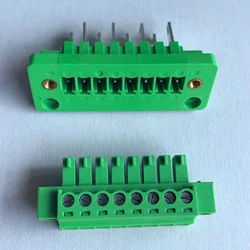 벽 장착 고정 플러그인 터미널 블록, 플랜지 플러그 소켓 2EDGWB, 15EDGAM-3.81mm, 2 개