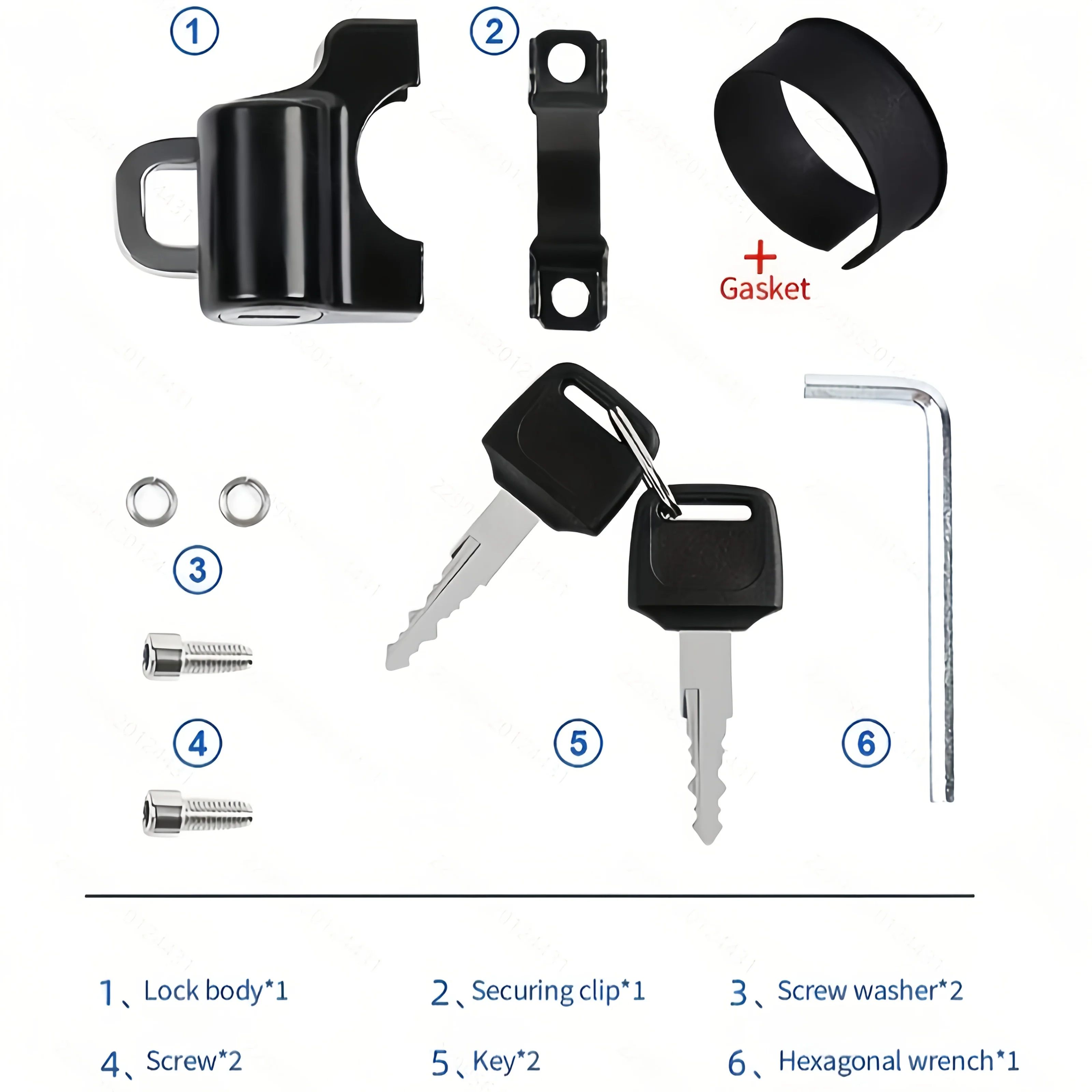 Motorrad Helm Schloss Aluminium Legierung Diebstahlsicher Regendicht Universal Fahrrad Sicherheit Haken Langlebig Fahrzeug Sicherheit Zubehör