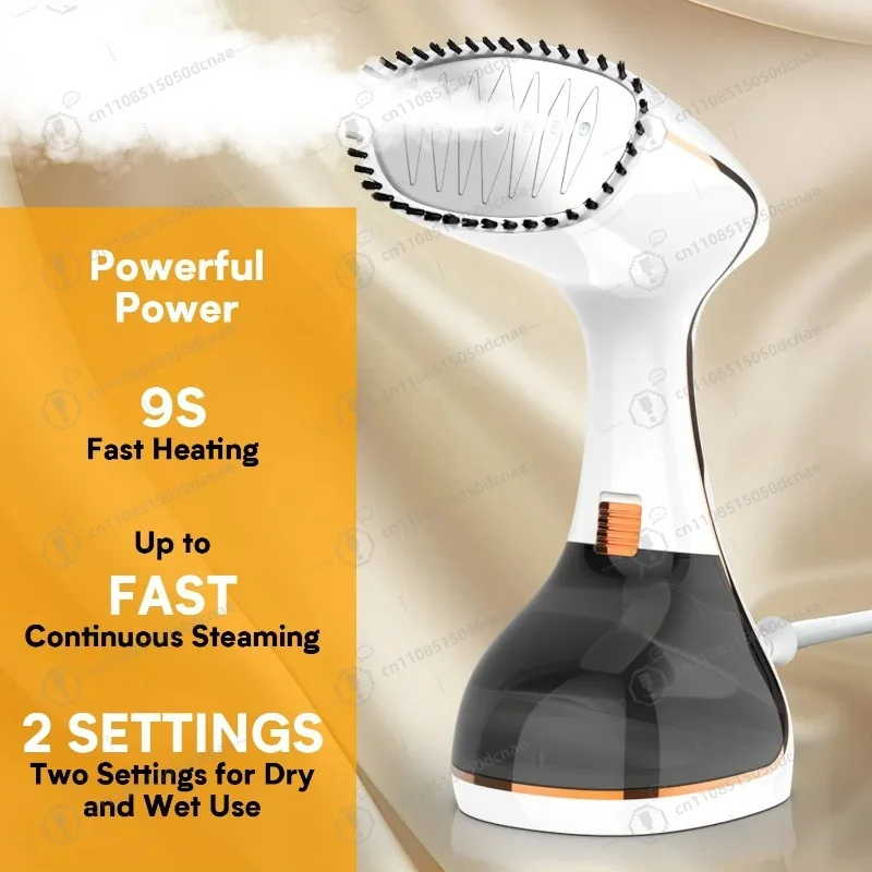 

Panka 2024 household steamer portable 1800W electric steam iron brush new LCD screen 3-speed vertical steamer