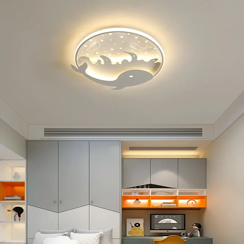 

SANDYHA Modern Children LED Ceiling Lamp Nursery Bedroom Kids Room Lighting Home Decor Lustres Lampara Techo Para Quarto