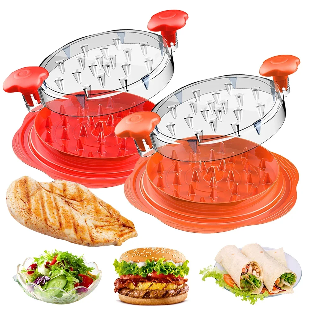 

Meat Shredder Machine with Clear Lid Chicken Shredding Machine Meat Breast Grinder Machine Shredding Chicken Pulled Beef