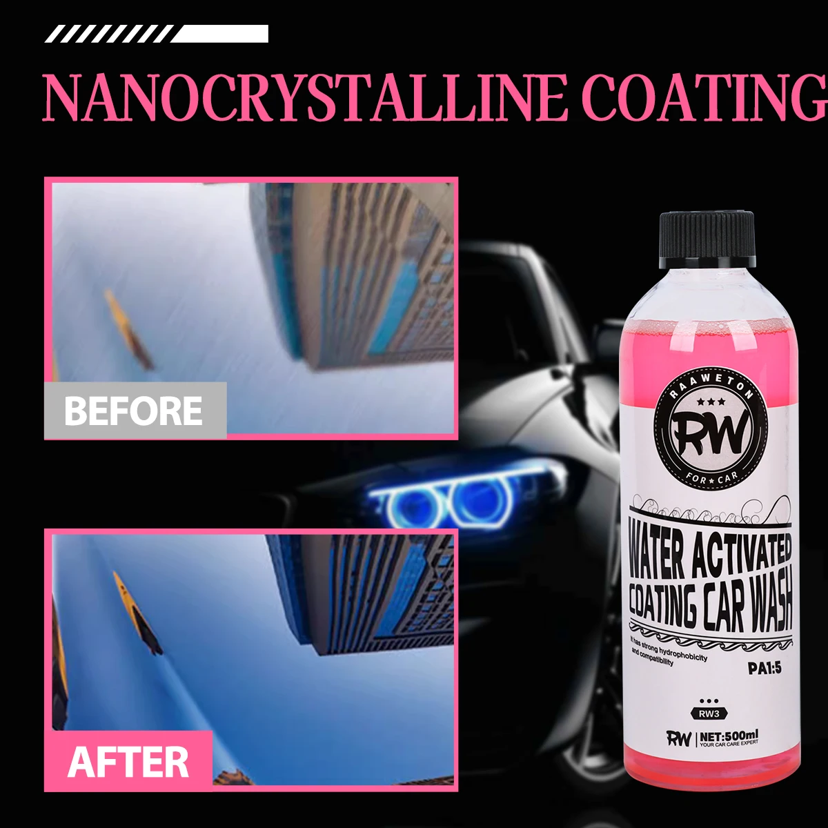 Polishes Advanced Ceramic Spray Speed-Curing Effect Exceptional Water Repellency Rapid Coating Gloss Car RVs Motorcycle Boat ATV