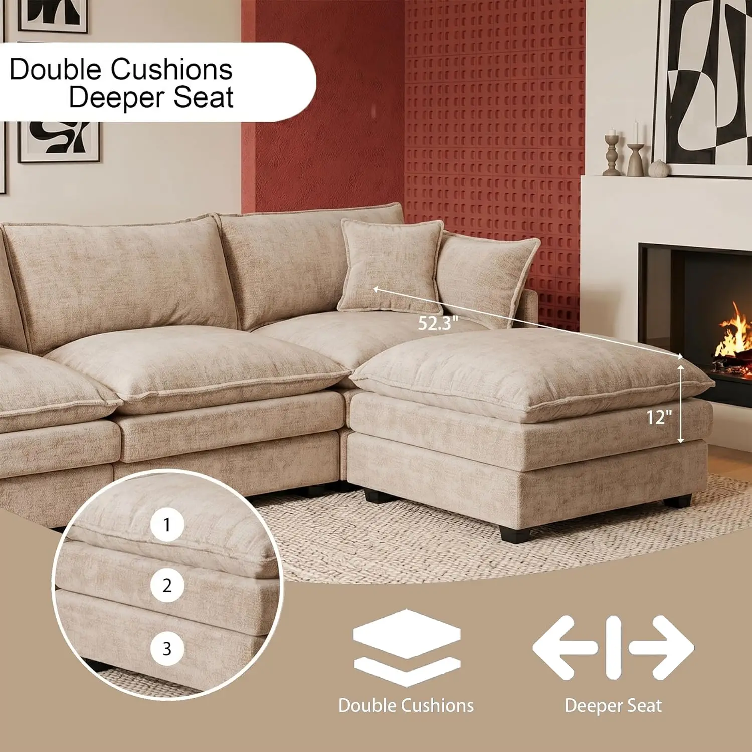 Thumbnail 4 - #28 Best Selling Modular Sectional Sofas