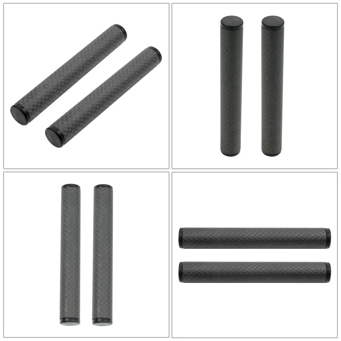 2Pcs 15mm Carbon Faser Rohr Stange 10cm 15cm 25cm 30cm 40cm für Dia 15mm Rod Rail System Follow Focus Kamera Käfig Kit Zubehör – Detail 10