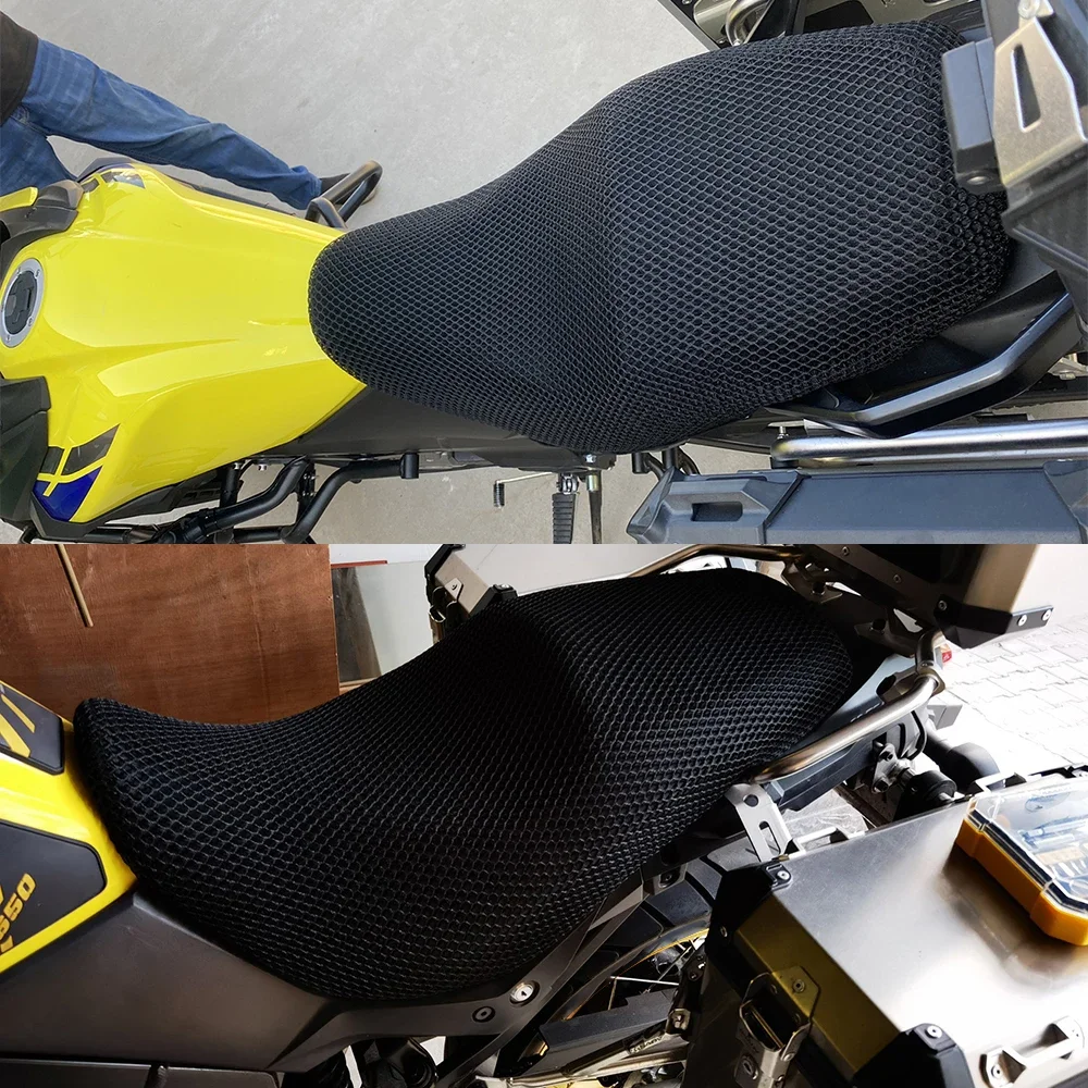 Motorcycle Mesh Breathable Insulation Seat Cushion Cover For Suzuki Vstrom DL650 DL250 DL1000 V-strom DL 650 XT 650XT 1000