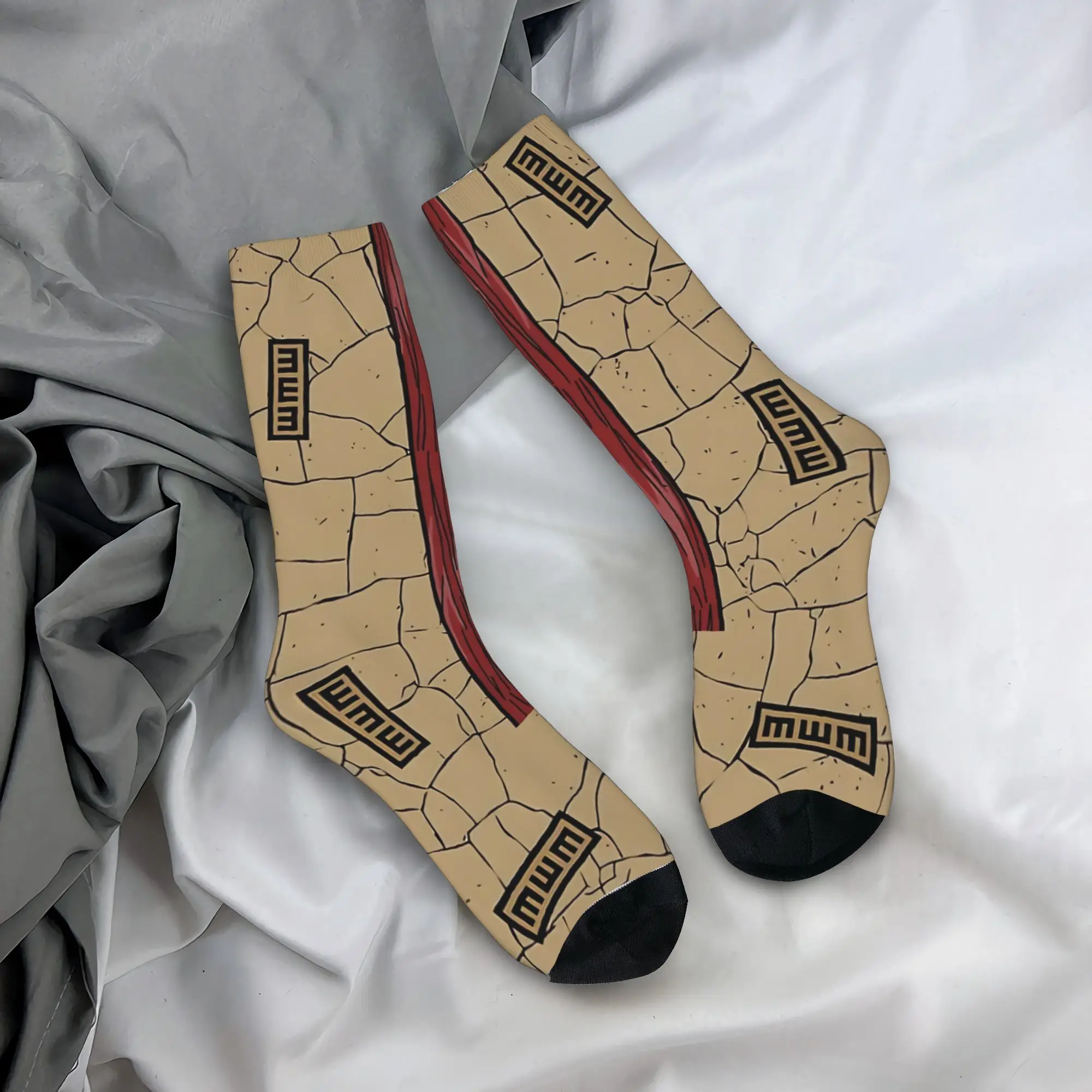 

Ninja Scroll Stockings Pattern Funny Socks Autumn Anti Skid Socks Men Running Sports Comfortable Socks