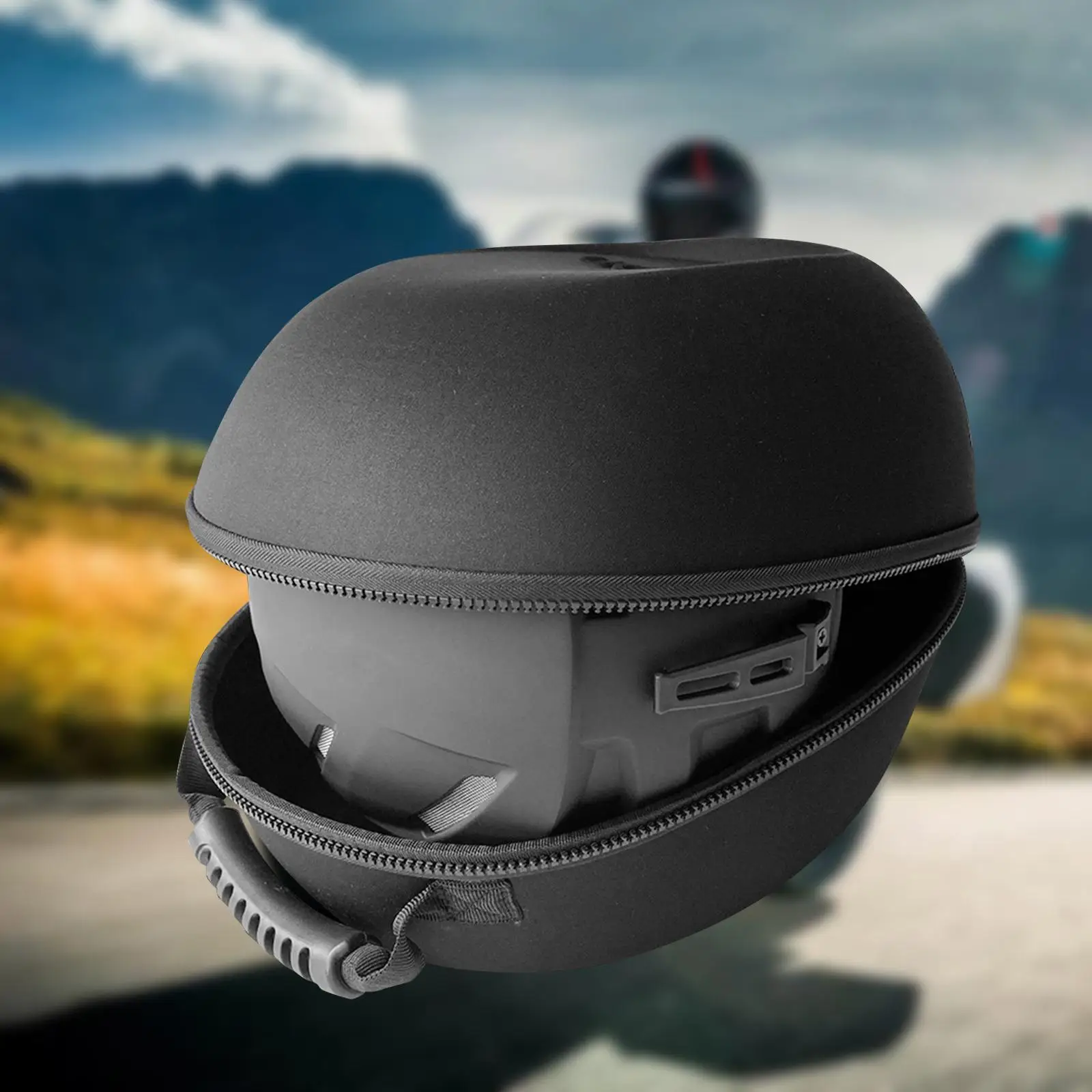 Helmet Bag Large Capacity Motorcycle Helmet Storage Backpack with Zipper Carry Handle Multipurpose for Training Cycling Travel