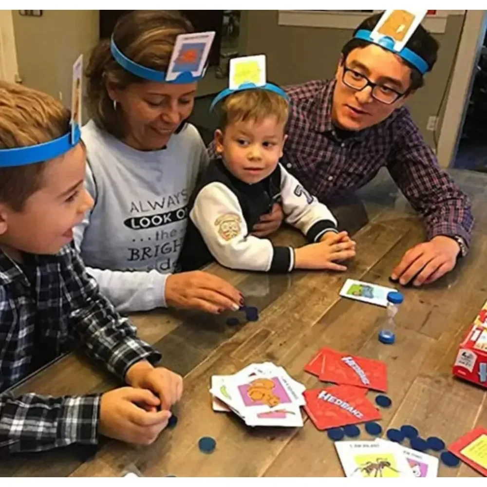 What am I HEDBANZ GAME I said, guess who I am for entertainment, game toys, Party Supplies Parent child interactive games