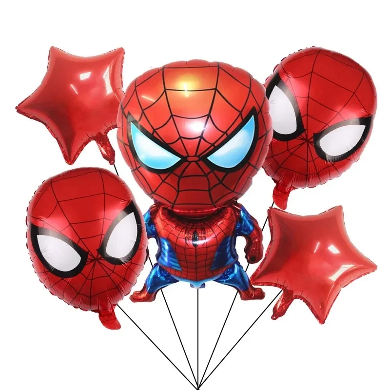 Marvel Avengers Series Iron Man Spider Man Set Party Decoration Aluminum Film Balloon