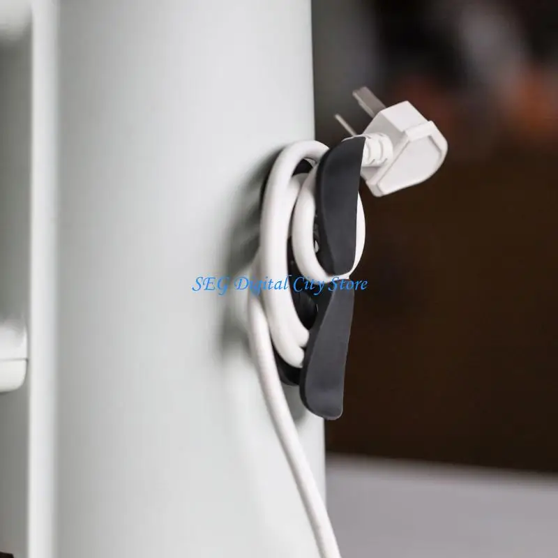 U75B 5Pcs Reusable Adhesive Wire Holder Space Saving Cord Organization Kitchen Appliance