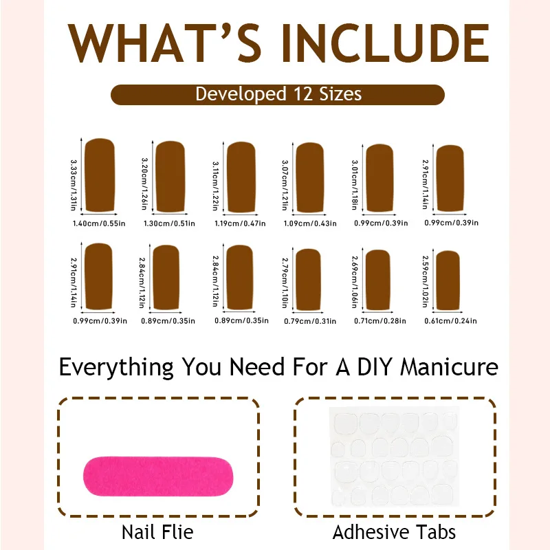 24 faux ongles carrés en forme de cerise léopard cool et sucrés, design français européen américain, ongles à presser pour les filles épicées, art des ongles