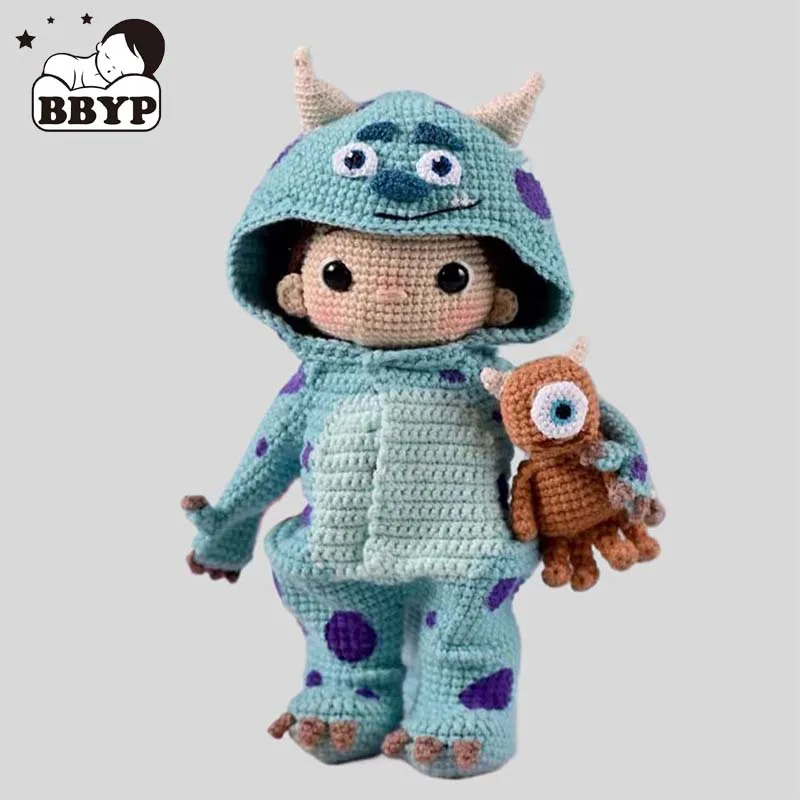 

Handmade Knitting Doll Crochet Sullivan doll Crochet Dolls For Home Accessories Craft Toy Ornaments