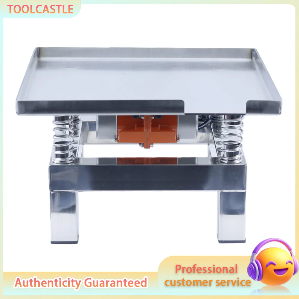 

Small Concrete Vibrating Table, 35x35cm Stainless Steel Vibration Platform for Cement Mortar Test Block Casting