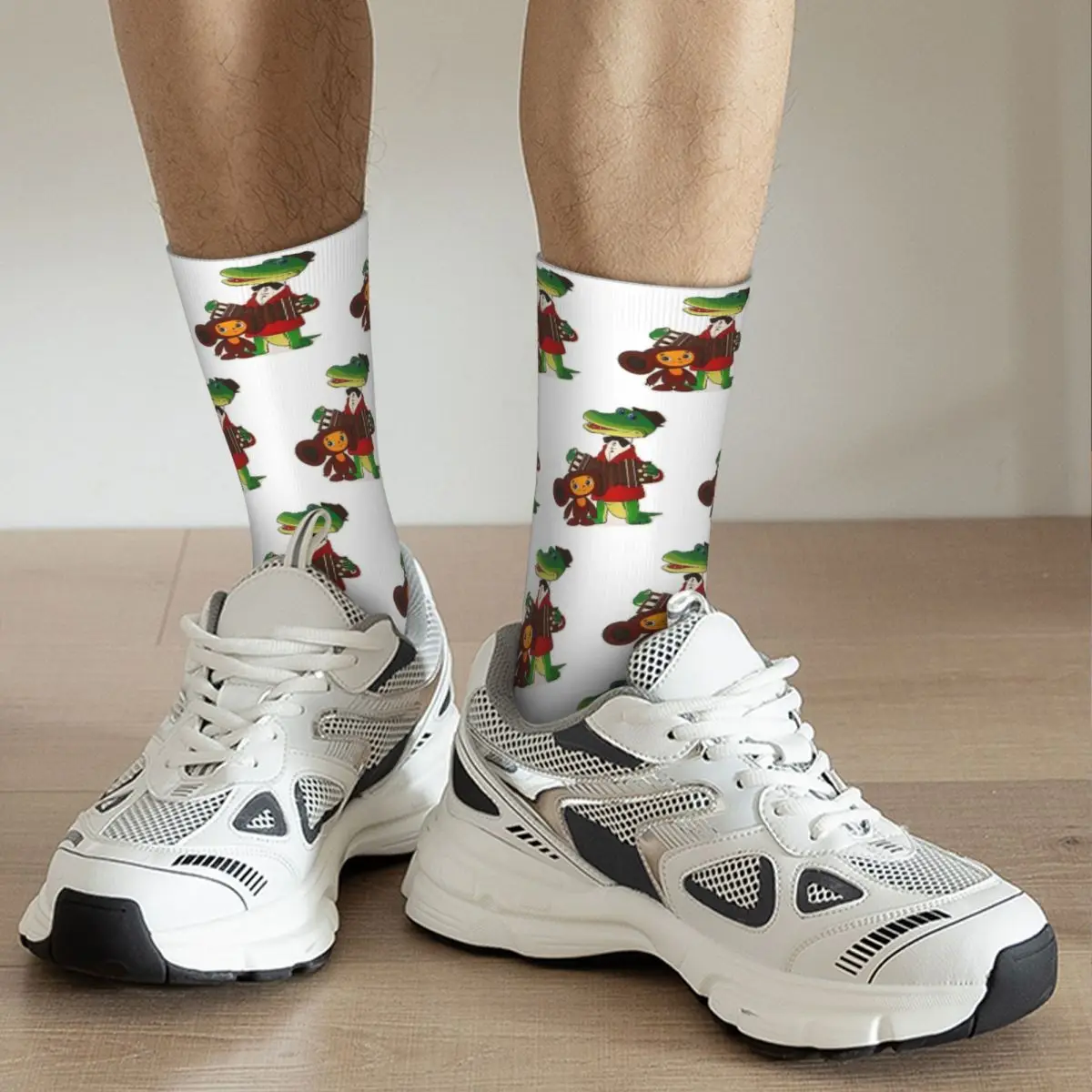 ถุงเท้าเชบูราชกาและเจนา สไตล์ฮาราจูกุ คุณภาพสูง ถุงน่องยาวทุกฤดู ของขวัญคริสต์มาสสำหรับผู้ชายและผู้หญิง