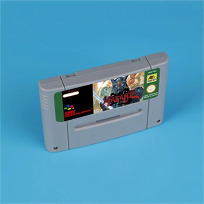 for Hagane - The Final Conflict 16bit game card for EUR PAL version SNES video game console