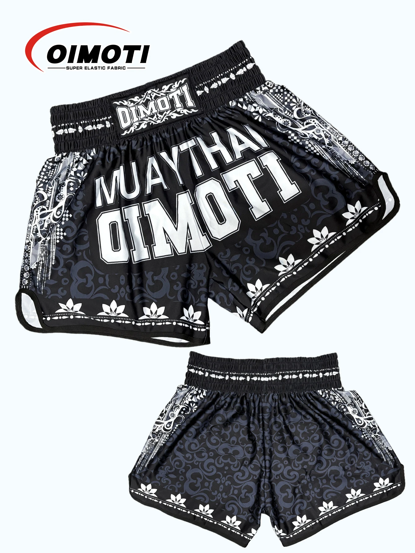 

ONE Fitness Quick Dry Elastic Sports Shorts for Men Casual Martial Arts Boxing Wrestling Training Pants