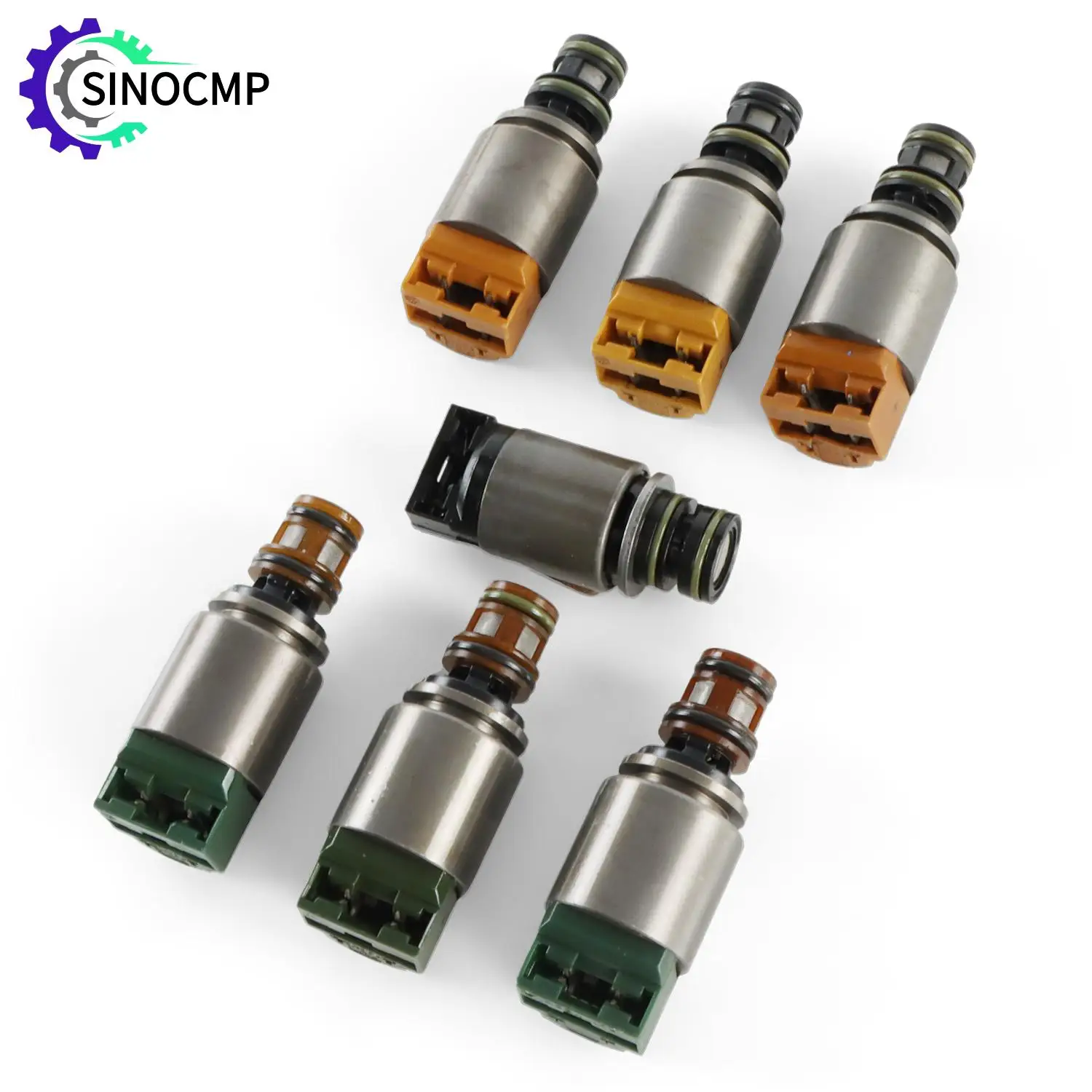 

SINOCMP 7PCS 6HP19 6HP26 6HP32 6HP21 6HP28 Transmission Solenoid Set For Audi A4 A6 A8 Q7 Aston Martin DBS DB9 BMW X3 X5 Genesis