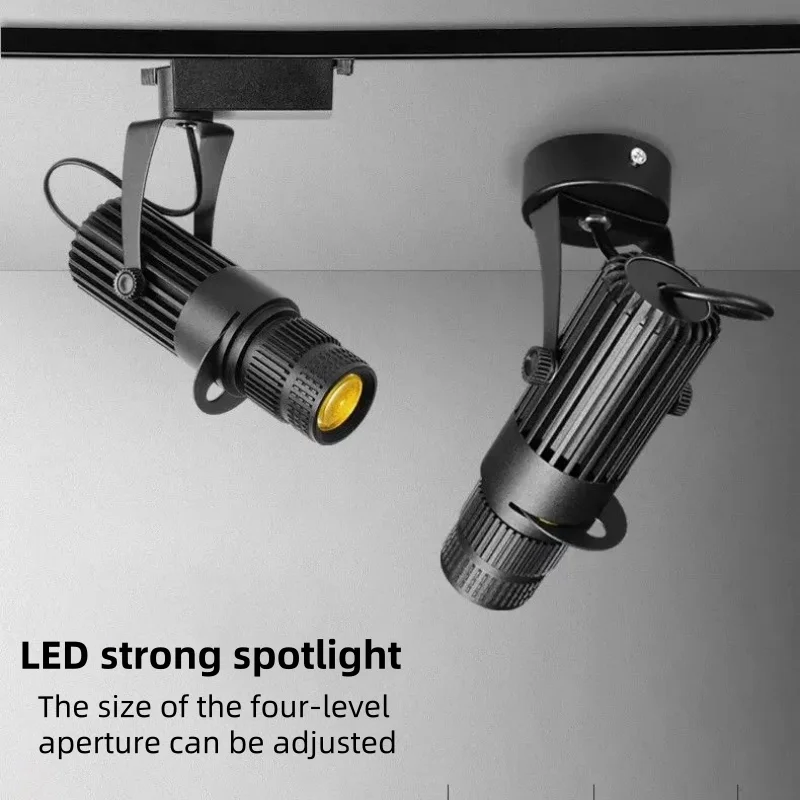 

LED spotlight bar restaurant aisle corridor light script kill open track zoom light