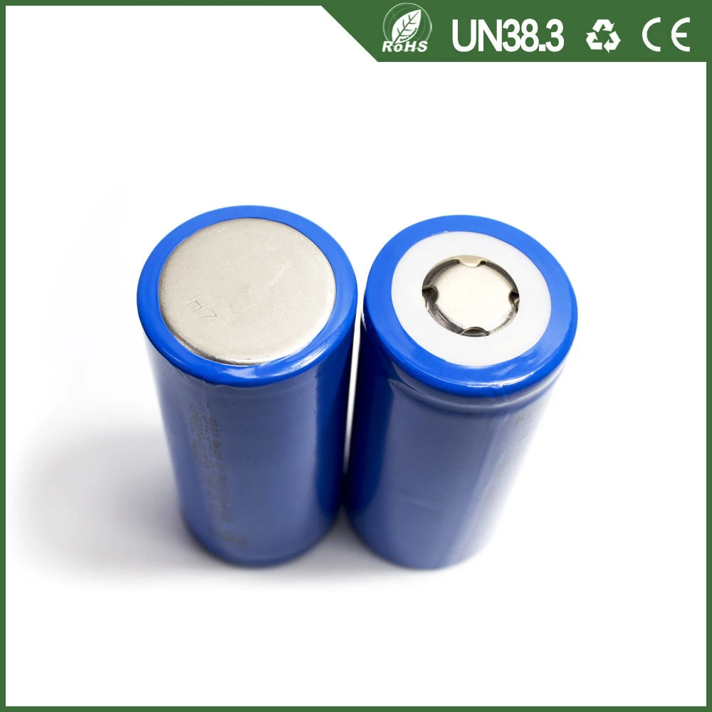 LFP 3.2V 32700 6000mAh LiFePO4 Cylindrical Rechargeable High Capacity Battery for Electric Vehicle UPS Energy Storage