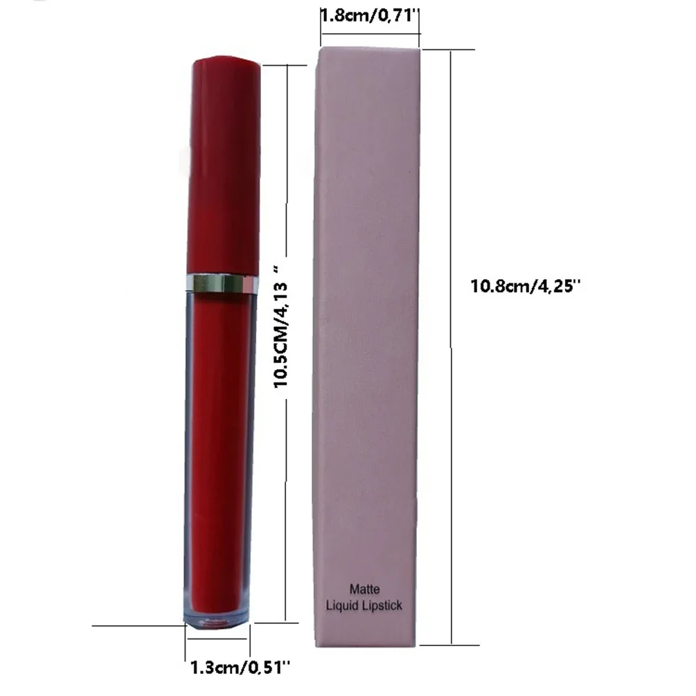 Rouge à lèvres liquide longue durée avec logo personnalisé, maquillage nude sexy, tasse antiarina, facile à appliquer, 12 couleurs, 256 couleurs, marque privée, vente en gros