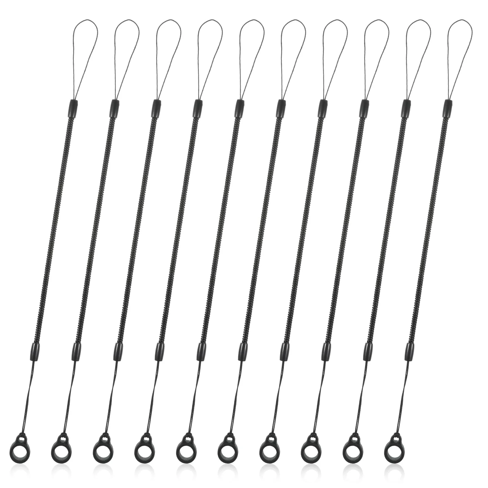 5 Pieces Elastic Tether Lanyard for Touch Pens Coil Spring Straps Convenient Tethering Drawing Pen to Touchscreen Spring Rope
